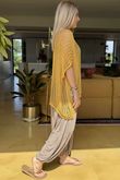 Made in Italy Fisherman Layering Knit Soft Sunshine
